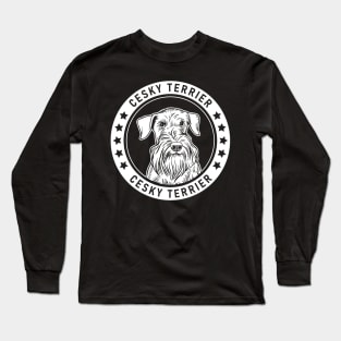 Cesky Terrier Fan Gift Long Sleeve T-Shirt